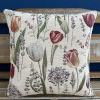 Gobelínová obliečka na vankúš Tulipány 40x40 cm Chenille 1187 B Gobelínová obliečka na vankúš Tulipány 40x40 cm Chenille 1187 B