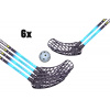 FLOORBEE 10 - 6x Douglas 32 Blue + Balls čierna / modrá, 82cm (=92cm), 4x ľavá + 2x pravá FLOORBEE 10 - 6x Douglas 32 Blue + Balls čierna / modrá, 82cm (=92cm), 4x ľavá + 2x pravá