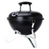 Prenosný gril na drevené uhlie s vekom 37 cm čierna Prenosný gril na drevené uhlie s vekom 37 cm čierna