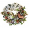 Veniec mix kvetov, makovičky a doplnky Ø 42cm Veniec mix kvetov, makovičky a doplnky Ø 42cm