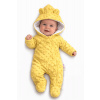 Baby Nellys Kombinézka /overal Minky s kapucňou a uškami -žltá, vel. 68 Baby Nellys Kombinézka /overal Minky s kapucňou a uškami -žltá, vel. 68