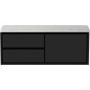 Kúpeľňová skrinka pod umývadlo Sanox Loft čierna matná 121 x 47 x 46 cm Kúpeľňová skrinka pod umývadlo Sanox Loft čierna matná 121 x 47 x 46 cm