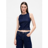 GAP Denim Crop Top modrá S GAP 500137580555 GAP Denim Crop Top modrá S GAP 500137580555