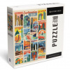 Woodblock Cities Collage - Exploration Nation - 1000 Piece Puzzle (Hra) Woodblock Cities Collage - Exploration Nation - 1000 Piece Puzzle (Hra)