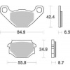 Brzdové destičky Brembo zadní APRILIA 125 Pegaso rok 92-99 Brzdové destičky Brembo zadní APRILIA 125 Pegaso rok 92-99