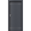 PORTA Doors SET Rámové dvere LINE, vzor D.1, farba Antracit, so zárubňou a kľučkou PD-LINE-D1-ANTRACIT PORTA Doors SET Rámové dvere LINE, vzor D.1, farba Antracit, so zárubňou a kľučkou PD-LINE-D1-ANTRACIT