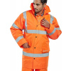 BEESWIFT Bunda BEESWIFT Constructor Hi-Vis, velikost 3XL, oranžová BEESWIFT Bunda BEESWIFT Constructor Hi-Vis, velikost 3XL, oranžová