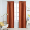 zahrada-XL Zatemňovacie závesy s háčikmi 2 ks, hrdzavo červené 140x225 cm 134474 zahrada-XL Zatemňovacie závesy s háčikmi 2 ks, hrdzavo červené 140x225 cm 134474