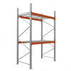 Majster Regál Palettenregale - Grundregal - 350 - 270 - 110 - 2 - 1000 - 1 - Wire mesh, Pozinkované/Oranžová Majster Regál Palettenregale - Grundregal - 350 - 270 - 110 - 2 - 1000 - 1 - Wire mesh, Pozinkované/Oranžová