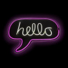 2Kids Toys LED NEON LIGHT lampička hello 2D98123 2Kids Toys LED NEON LIGHT lampička hello 2D98123