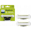 Náhradné žiletky pre intímne partie Philips OneBlade 2 ks Náhradné žiletky pre intímne partie Philips OneBlade 2 ks