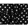 Stoklasa Bavlněná látka / plátno puntíky METRÁŽ - 10 (61) černá Stoklasa Bavlněná látka / plátno puntíky METRÁŽ - 10 (61) černá