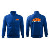 Mikina na zip s motivem KTM Racing, modrá S Mikina na zip s motivem KTM Racing, modrá S