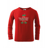 TOPMONTER Vianočné detské tričko dlhý rukáv s potlačou- Santov pomocník - Červená, 122 cm/6 rokov TOPMONTER Vianočné detské tričko dlhý rukáv s potlačou- Santov pomocník - Červená, 122 cm/6 rokov