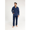 PÁNSKE PYŽAMO 486 J/25 tmavě modrá M PÁNSKE PYŽAMO 486 J/25 tmavě modrá M