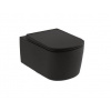 Kludi Resa S - Závesné WC s doskou SoftClose, Rimless, Spiralflush, matná čierna 27WCSET39 Kludi Resa S - Závesné WC s doskou SoftClose, Rimless, Spiralflush, matná čierna 27WCSET39