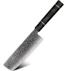 IZMAEL Damaškový kuchynský nôž Tsuriko Nakiri/Čierna 17.5 cm IZMAEL Damaškový kuchynský nôž Tsuriko Nakiri/Čierna 17.5 cm