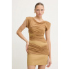 Ľanové šaty Pinko 104872.A2GF béžová 40 Ľanové šaty Pinko 104872.A2GF béžová 40
