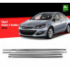 Nerez lišty spodnej hrany okien dverí Opel Astra J Sedan Nerez lišty spodnej hrany okien dverí Opel Astra J Sedan