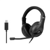 Slúchadlá k PC C-TECH MHS-05U, USB čierna MHS-05U Slúchadlá k PC C-TECH MHS-05U, USB čierna MHS-05U