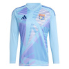 adidas Olympique Lyonnais Tiro 24 Competition Long Sleeve Goalkeeper Jersey Semi Blue Burst 2XL adidas Olympique Lyonnais Tiro 24 Competition Long Sleeve Goalkeeper Jersey Semi Blue Burst 2XL
