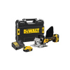 DEWALT Akumulátorový hoblík 18 V bez uhlíkovej kefky (2 x 5,0 Ah batérie + nabíjačka) DCW682P2 DEWALT Akumulátorový hoblík 18 V bez uhlíkovej kefky (2 x 5,0 Ah batérie + nabíjačka) DCW682P2