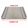 Hliníkový profil chladiča 16 cm široký - 10 cm - 160 mm - neošetrený (bez náteru) Hliníkový profil chladiča 16 cm široký - 10 cm - 160 mm - neošetrený (bez náteru)
