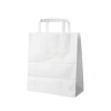 Papierové tašky 22x10x28 cm, biele 50 ks Papierové tašky 22x10x28 cm, biele 50 ks