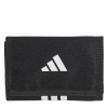 adidas Essentials 3-Stripes Wallet Black/White One Size adidas Essentials 3-Stripes Wallet Black/White One Size