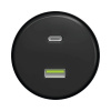 Zásuvka KLIKLAP USB A+C v čiernej farbe (bez rámčeka) Zásuvka KLIKLAP USB A+C v čiernej farbe (bez rámčeka)