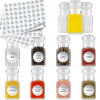 20X Pohár na korenie 150ML + 252 nálepiek 20X Pohár na korenie 150ML + 252 nálepiek