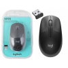 Bezdrôtová myš Logitech M190 Čierna 910-005905, optický senzor Bezdrôtová myš Logitech M190 Čierna 910-005905, optický senzor