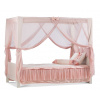 CPL Posteľ s nebesami 100x200 Chere-breza/ružová CPL Posteľ s nebesami 100x200 Chere-breza/ružová