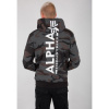 ALPHA INDUSTRIES Mikina Back Print - black camo (178318C/125) ALPHA INDUSTRIES Mikina Back Print - black camo (178318C/125)