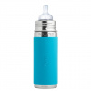 PURA kojenecká nerezová termo láhev 260 ml / Aqua PURA kojenecká nerezová termo láhev 260 ml / Aqua