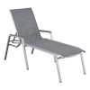 Kettler 0100314-0000 KETTLER CIRRUS SILVER LINE hliníkové lehátko - stříbrná / šedá Kettler 0100314-0000 KETTLER CIRRUS SILVER LINE hliníkové lehátko - stříbrná / šedá