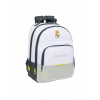 Školský ruksak s viacerými priehradkami Real Madrid Safta biely Školský ruksak s viacerými priehradkami Real Madrid Safta biely