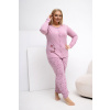 Pohodlné pyžamo pre plnoštíhly model 223304 Forever Pink 4XL Pohodlné pyžamo pre plnoštíhly model 223304 Forever Pink 4XL