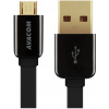 Kábel AVACOM MIC-40K USB na Micro USB, 40 cm, čierny Kábel AVACOM MIC-40K USB na Micro USB, 40 cm, čierny