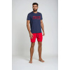 Pyžamo Oxford 38285-59X tmavo modrá a červená - Henderson XXL Pyžamo Oxford 38285-59X tmavo modrá a červená - Henderson XXL