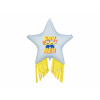 Party Fóliový balón hviezda Minions s ozdobnými strapcami mix farieb Party Fóliový balón hviezda Minions s ozdobnými strapcami mix farieb