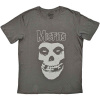 Misfits - Logo & Fiend (Charcoal Grey) (tričko) Large Misfits - Logo & Fiend (Charcoal Grey) (tričko) Large