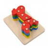 Drevená žirafa puzzle vzdelávacie VYPR Drevená žirafa puzzle vzdelávacie VYPR