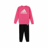 Detská tepláková súprava Adidas Essentials Čierna Viacfarebná Ružová Detská tepláková súprava Adidas Essentials Čierna Viacfarebná Ružová
