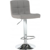 Kondela Barová stolička Kandy New - sivohnedá taupe / chróm Kondela Barová stolička Kandy New - sivohnedá taupe / chróm