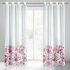 Eurofirany Záves 140x250 cm biely pudrový na kovové krúžky LAVIN Design 91 Eurofirany Záves 140x250 cm biely pudrový na kovové krúžky LAVIN Design 91