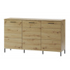 Casarredo Komoda LUCAS 36 dub artisan/černá mat Casarredo Komoda LUCAS 36 dub artisan/černá mat