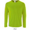 SOL´S ŠPORTY LSL / Pánske športové tričko s dlhým rukávom - neon green XXXL SOL´S ŠPORTY LSL / Pánske športové tričko s dlhým rukávom - neon green XXXL