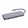 VERBATIM Hub USB-C Pro Multiport 13 Port, 6x USB-A, 2x USB-C, 2x HDMI, DP, RJ45, 3.5mm Jack audio, šedá 32153 Verbatim VERBATIM Hub USB-C Pro Multiport 13 Port, 6x USB-A, 2x USB-C, 2x HDMI, DP, RJ45, 3.5mm Jack audio, šedá 32153 Verbatim
