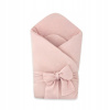 Elegantná mušelínová zavinovačka s viazaním Nature, 75x75 cm, púdrová ružová Elegantná mušelínová zavinovačka s viazaním Nature, 75x75 cm, púdrová ružová